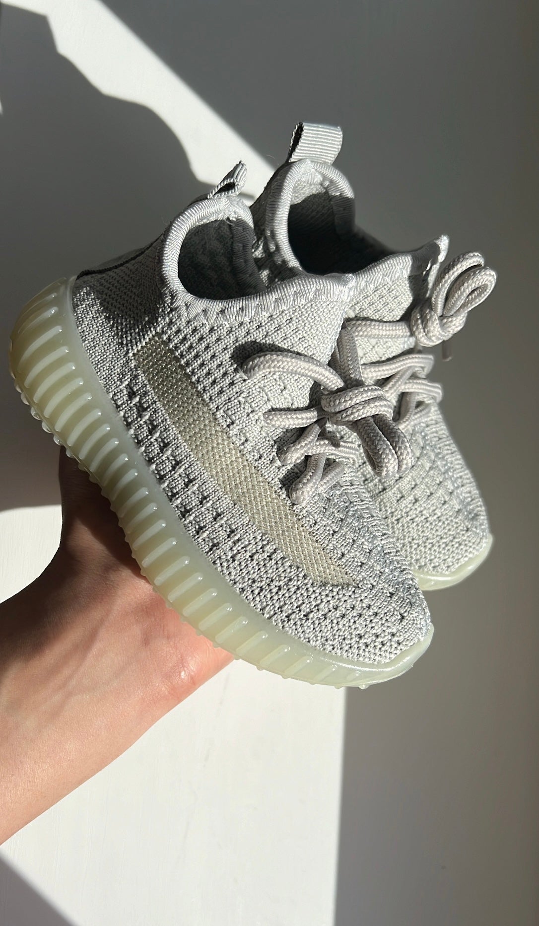 GREY SLIP ON TRAINERS