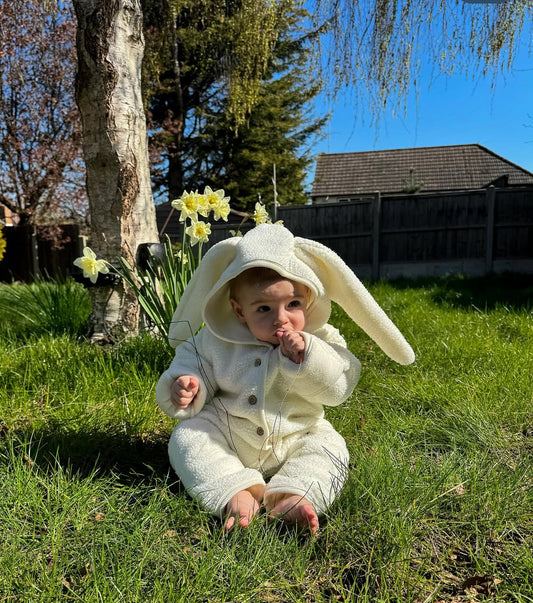 Bunny Fleece Off White