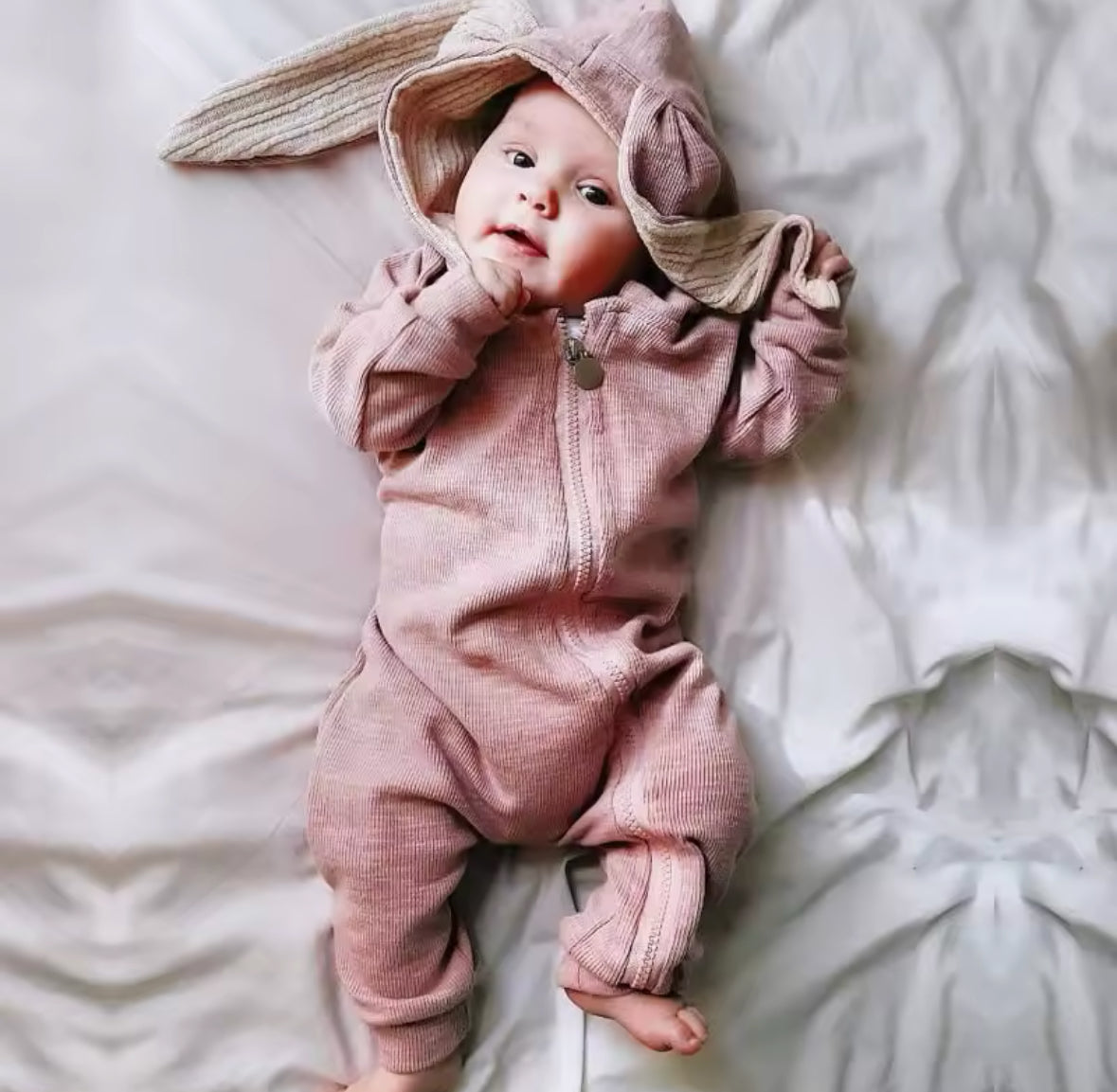 Bunny Ribbed Onesie