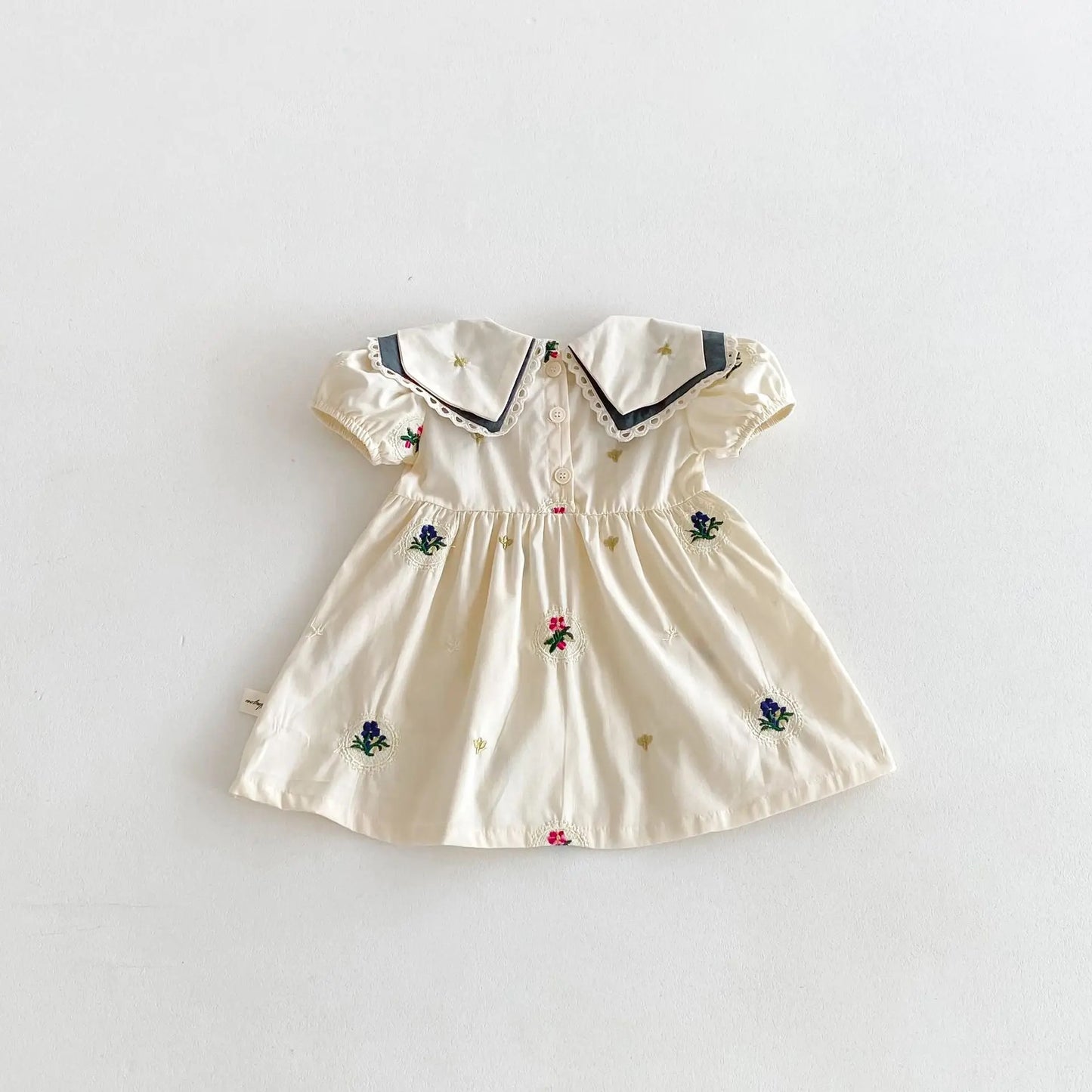 BOW COLLAR DRESS