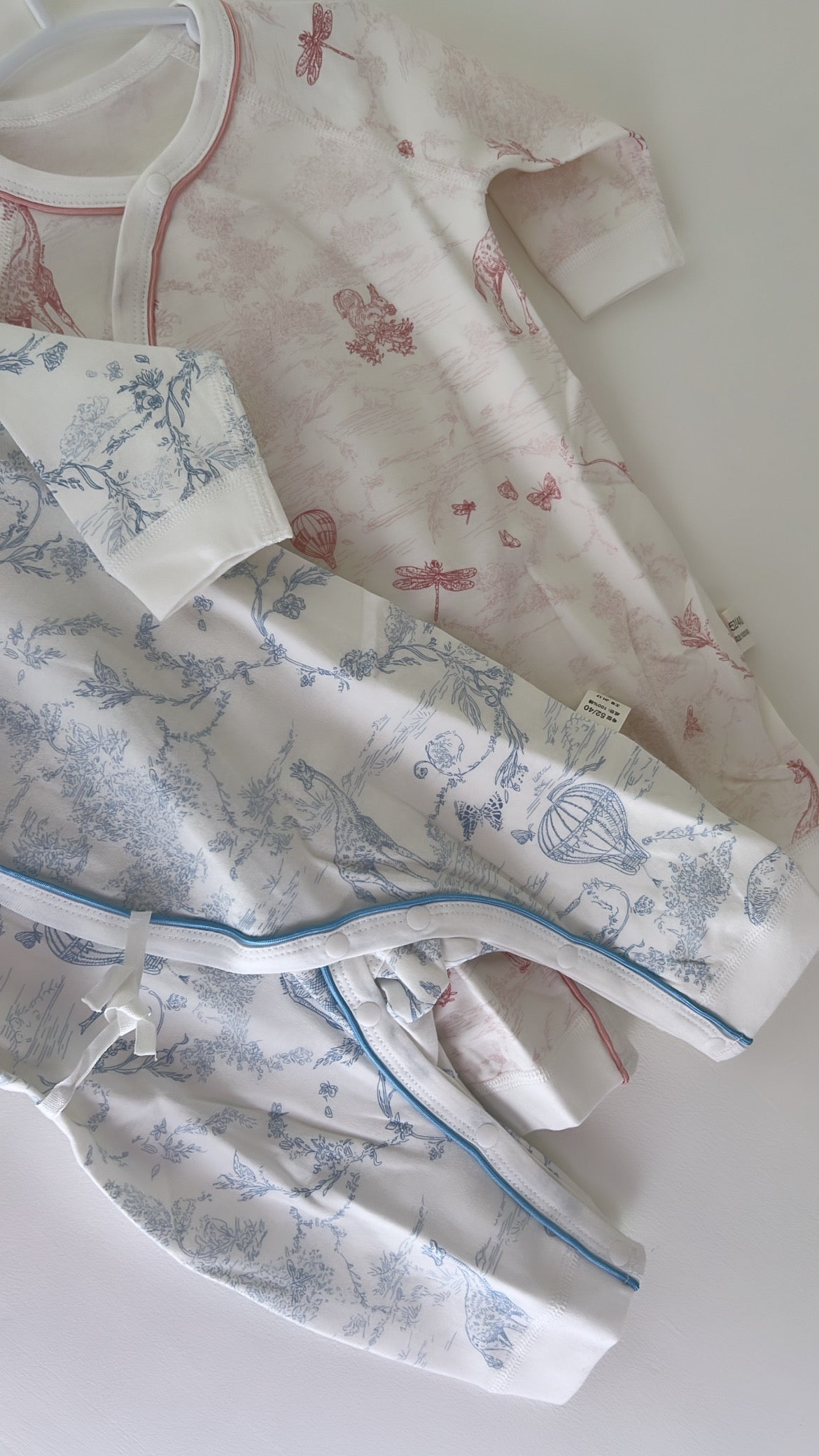PINK TOILE DE JOIE SLEEPSUIT