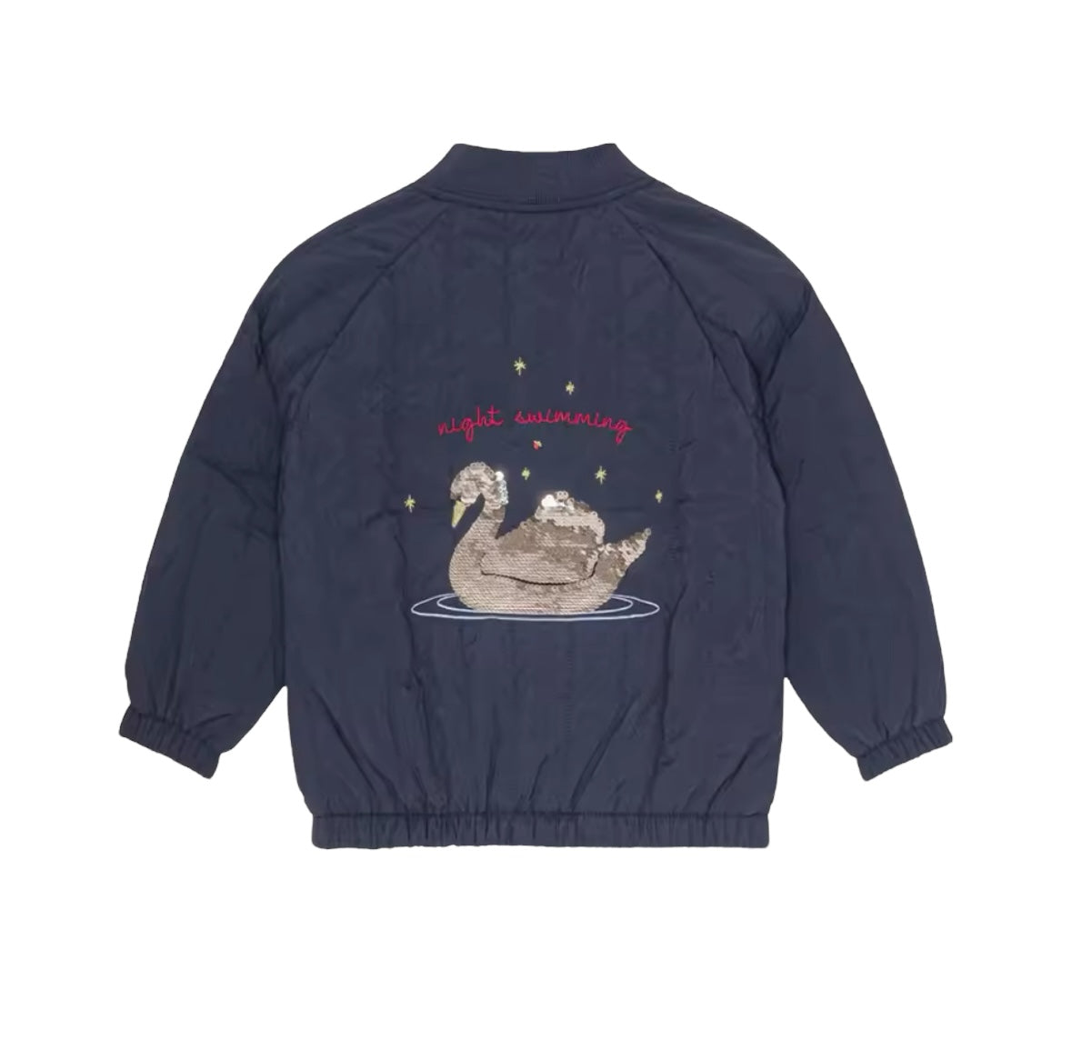 BOMBER JACKET SEQUIN SWAN