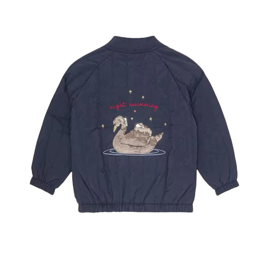 BOMBER JACKET SEQUIN SWAN