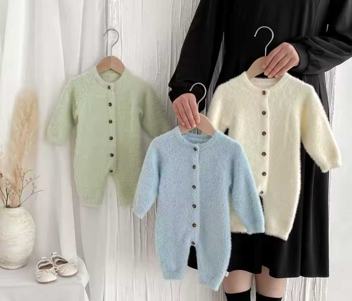 BUTTON UP SOFT ONESIE