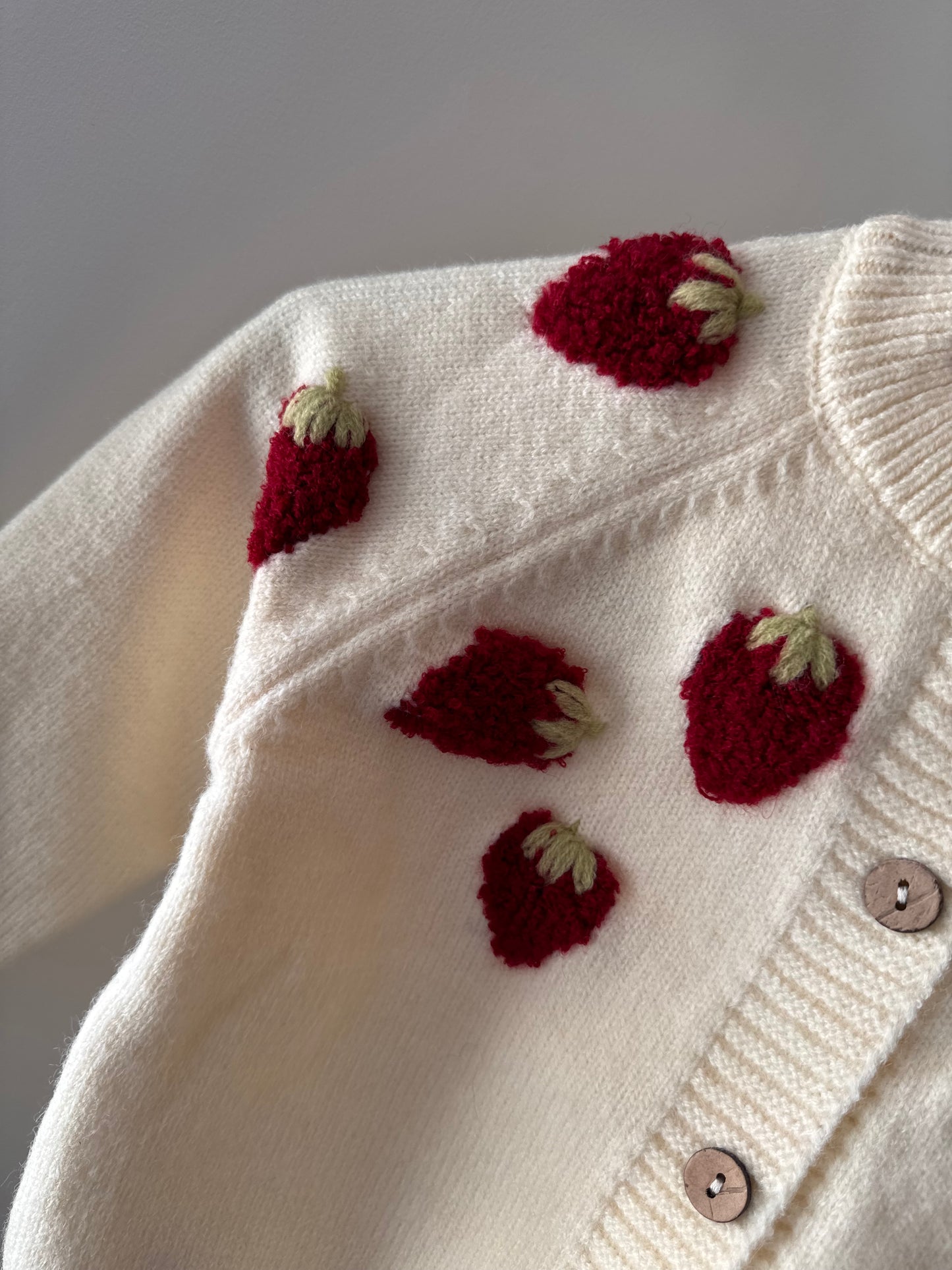 Strawberry cardigan