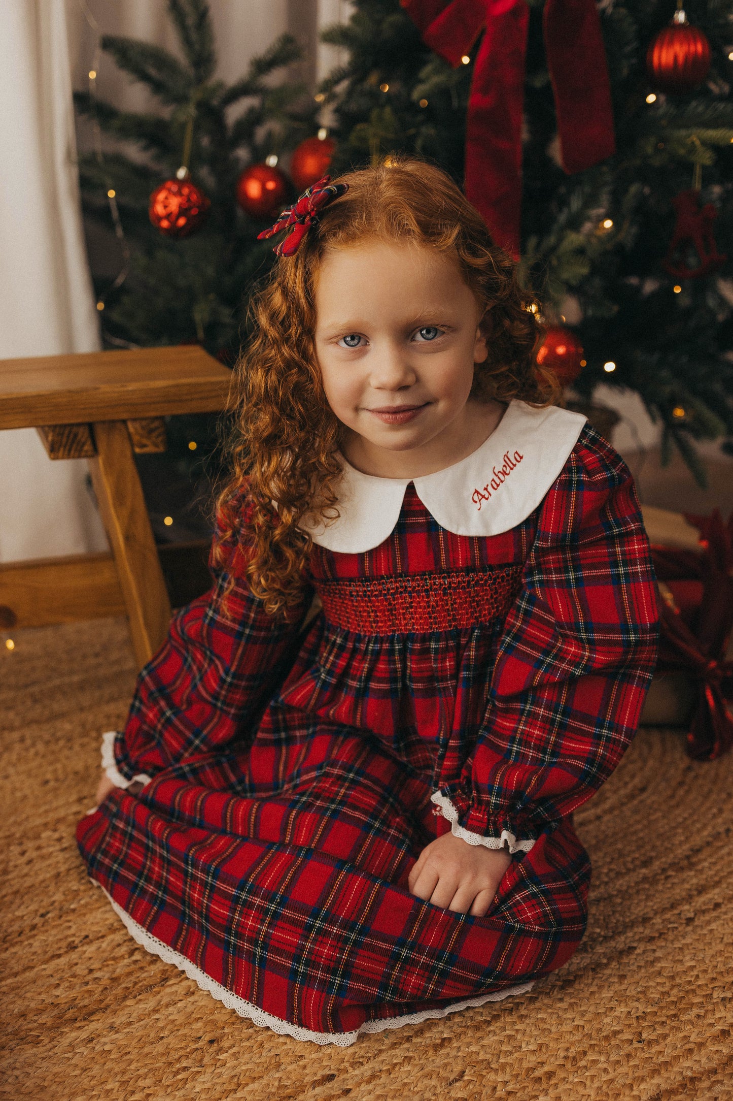 Tartan Peter Pan Collar Dress