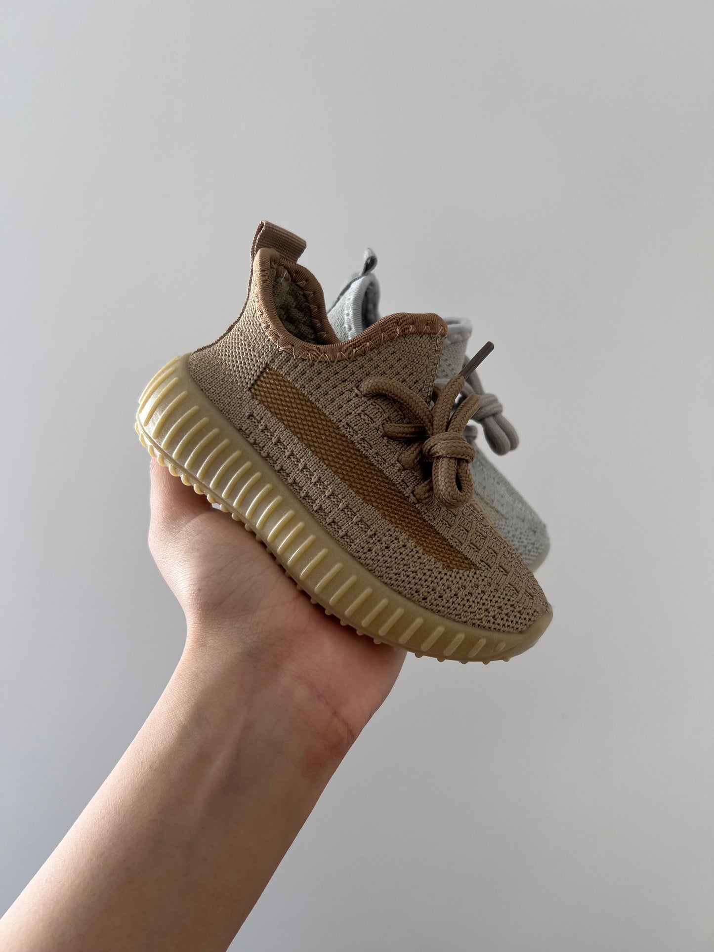 BROWN SLIP ON TRAINERS