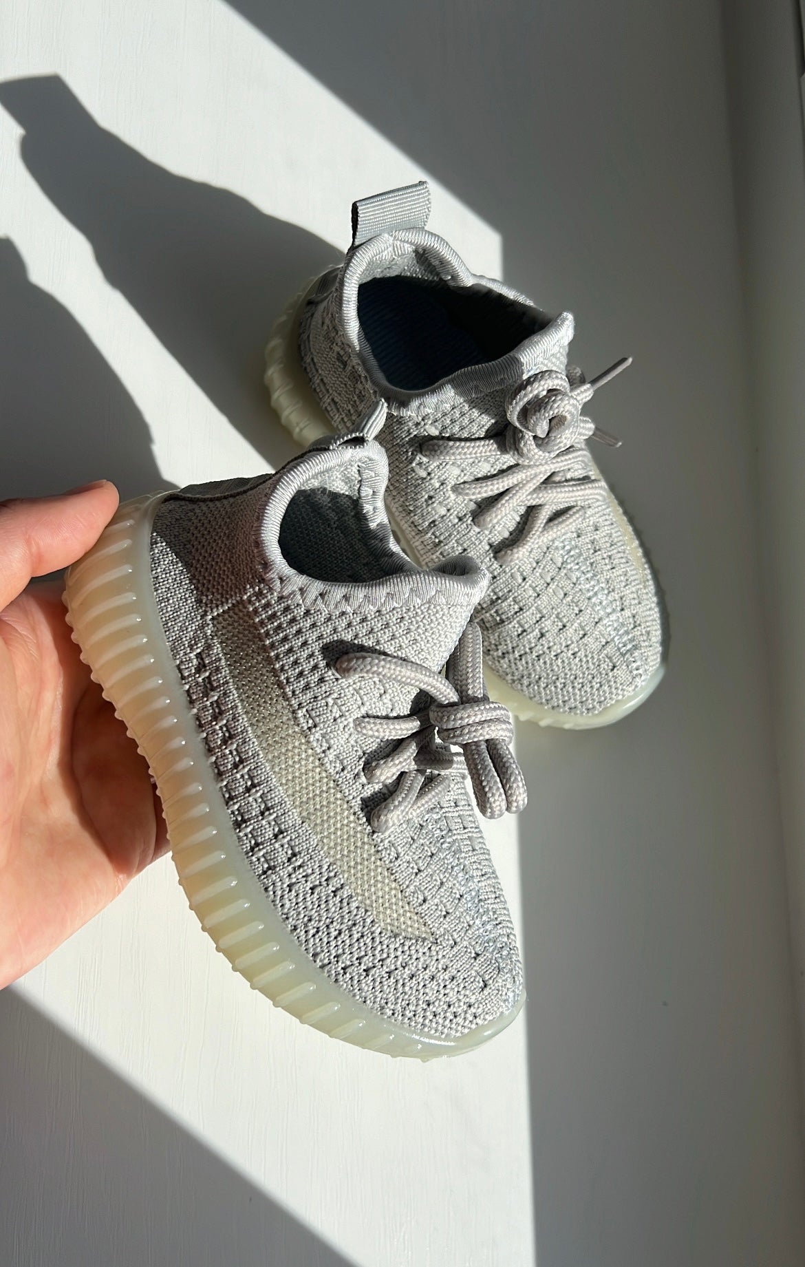 GREY SLIP ON TRAINERS