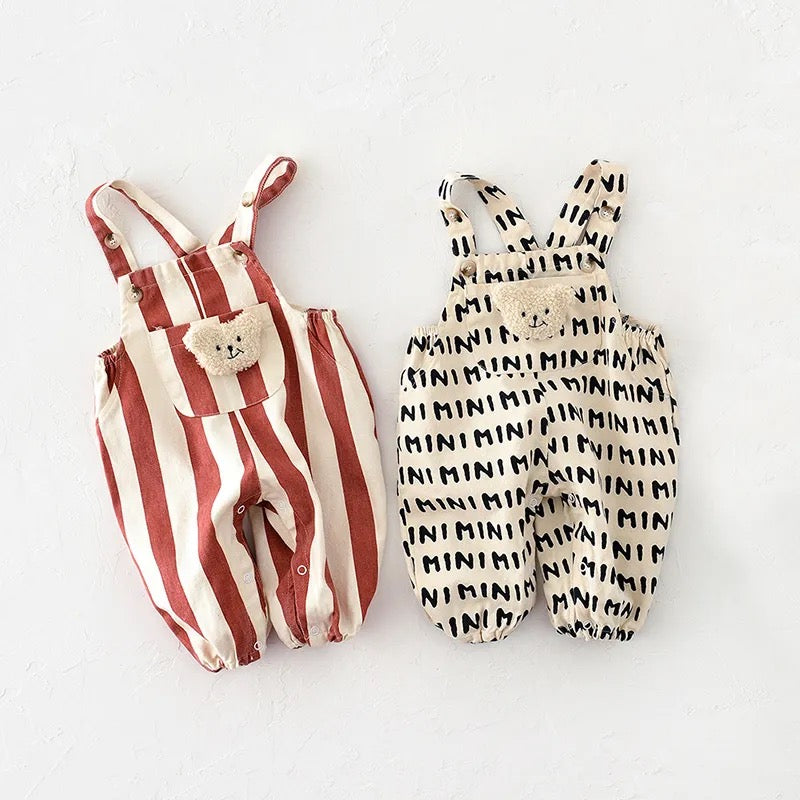 STRIPE OVERALL JUMPSUIT