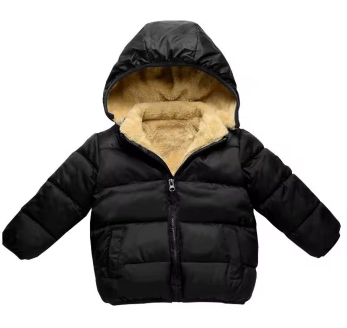 FUR LINED PUFF COAT