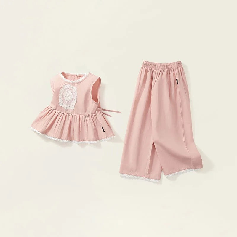 PINK PEPLUM CO ORD