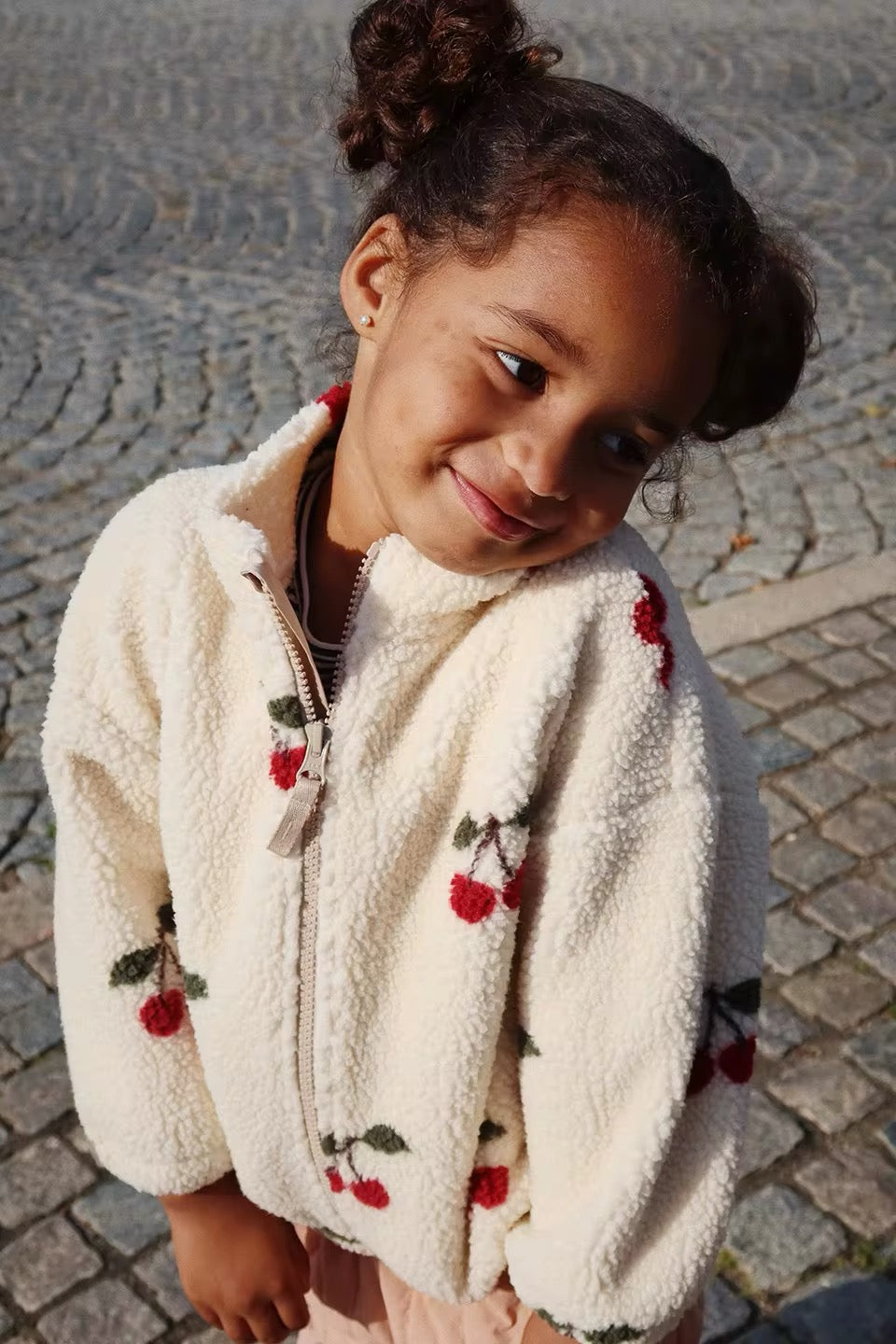 Cherry Teddy Jacket