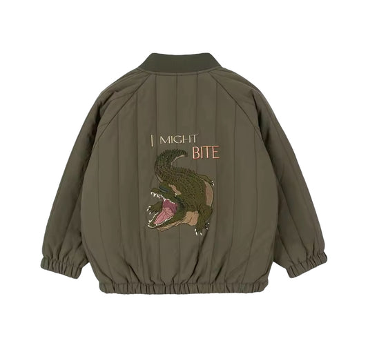 BOMBER JACKET CROCODILE