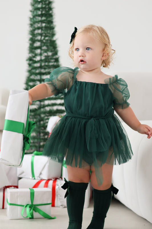 GREEN TUTU DRESS