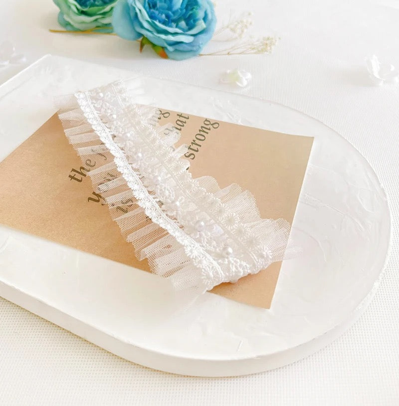 LACE PEARL HEADBAND