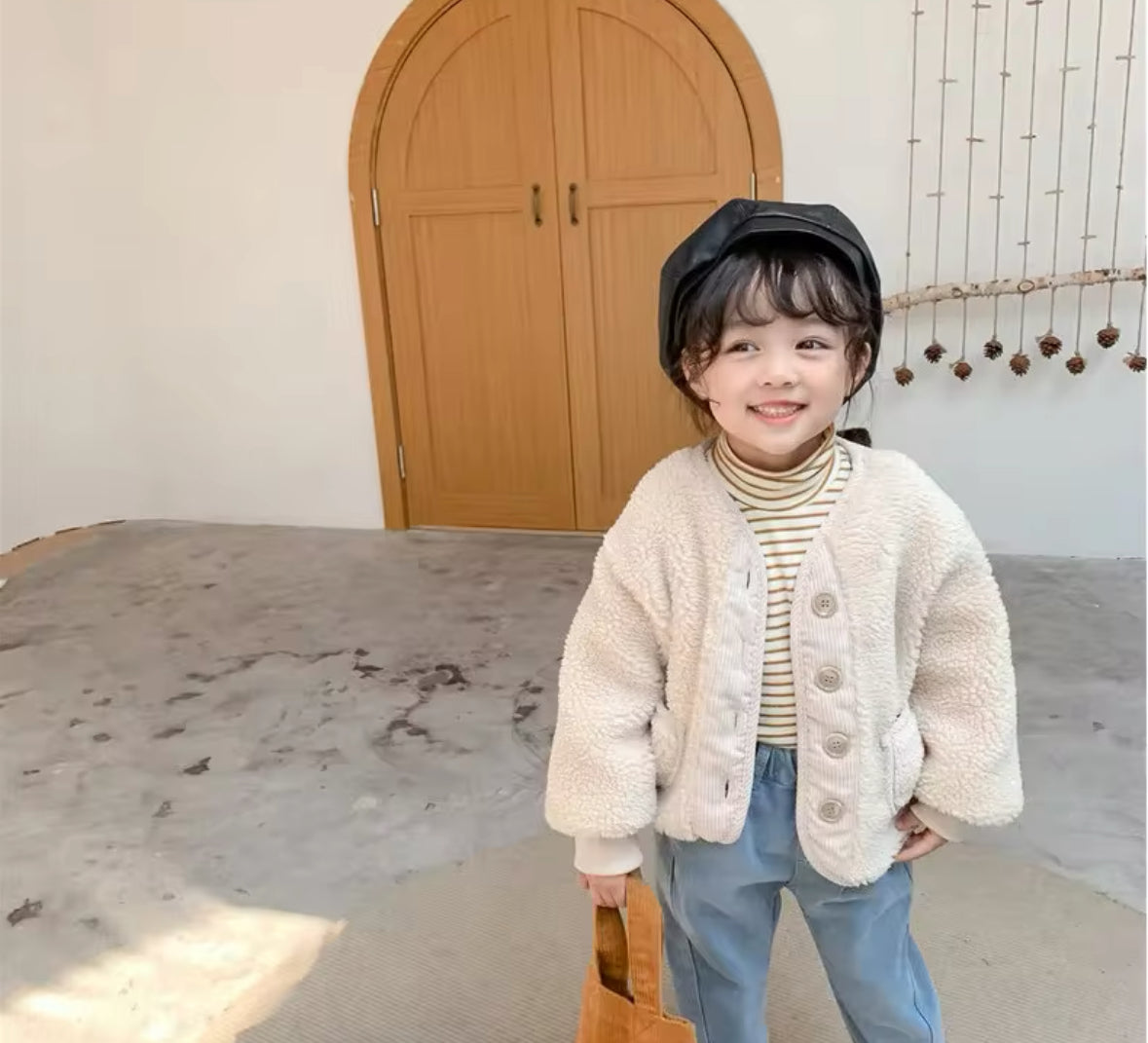 BUTTON UP TEDDY JACKET