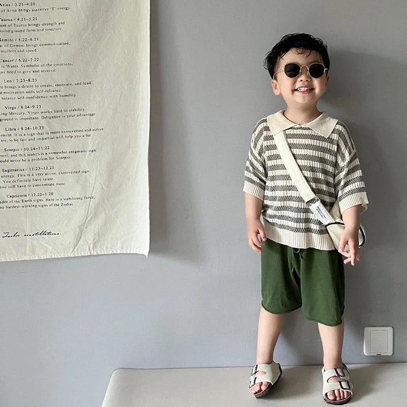 LIGHTWEIGHT STRIPE TOP