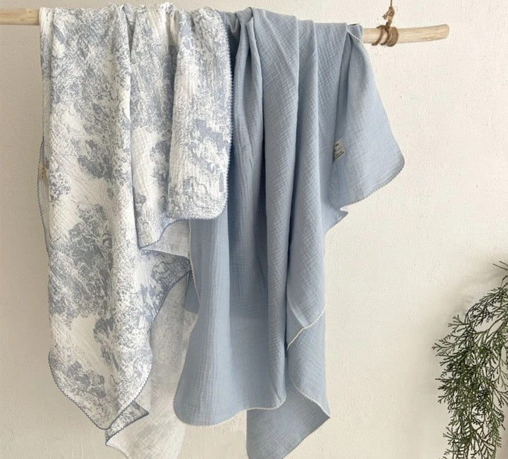 BLUE TOILE DE JOIE BLANKET