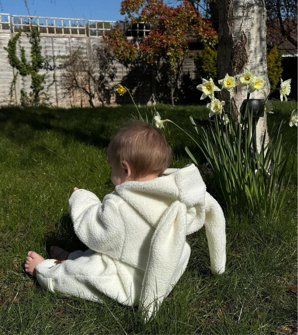 Bunny Fleece Off White