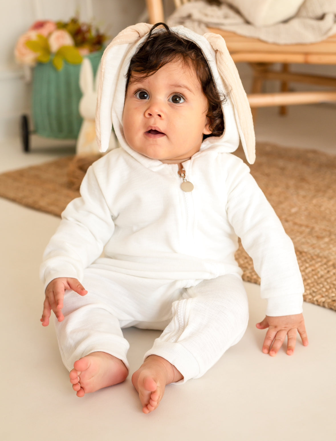 Bunny Ribbed Onesie