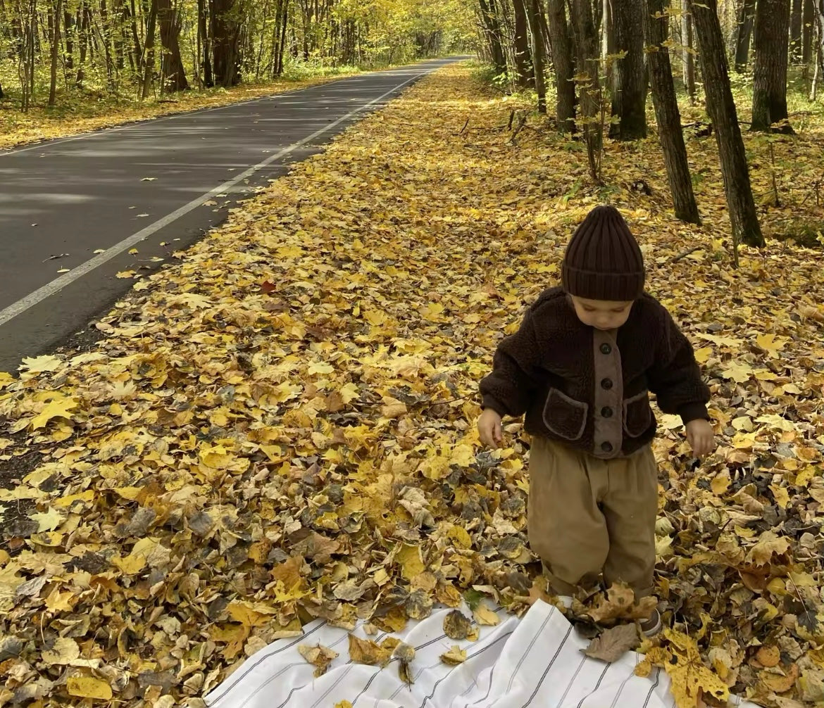 BUTTON UP TEDDY JACKET