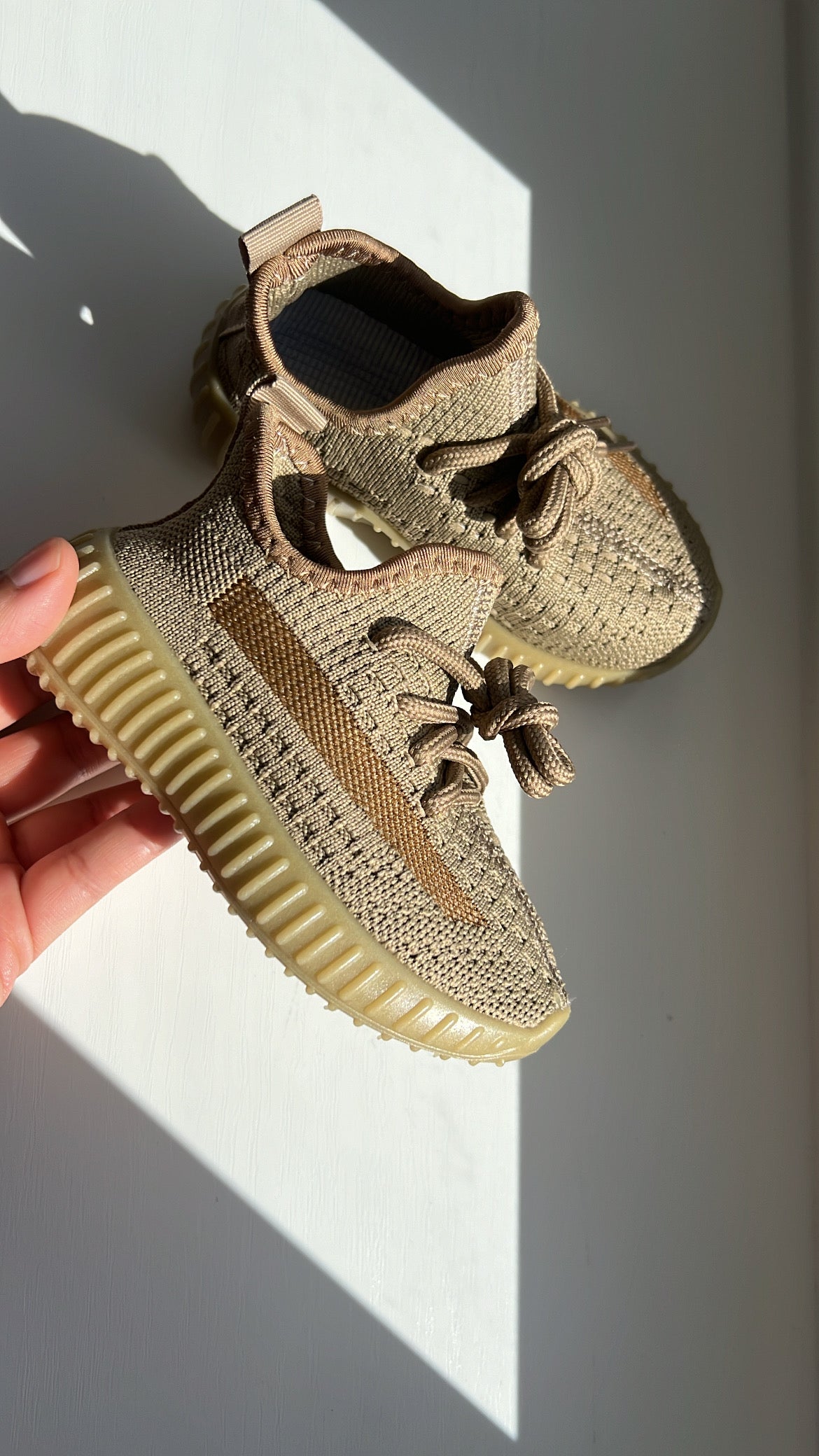 BROWN SLIP ON TRAINERS