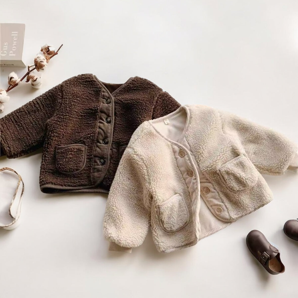 BUTTON UP TEDDY JACKET