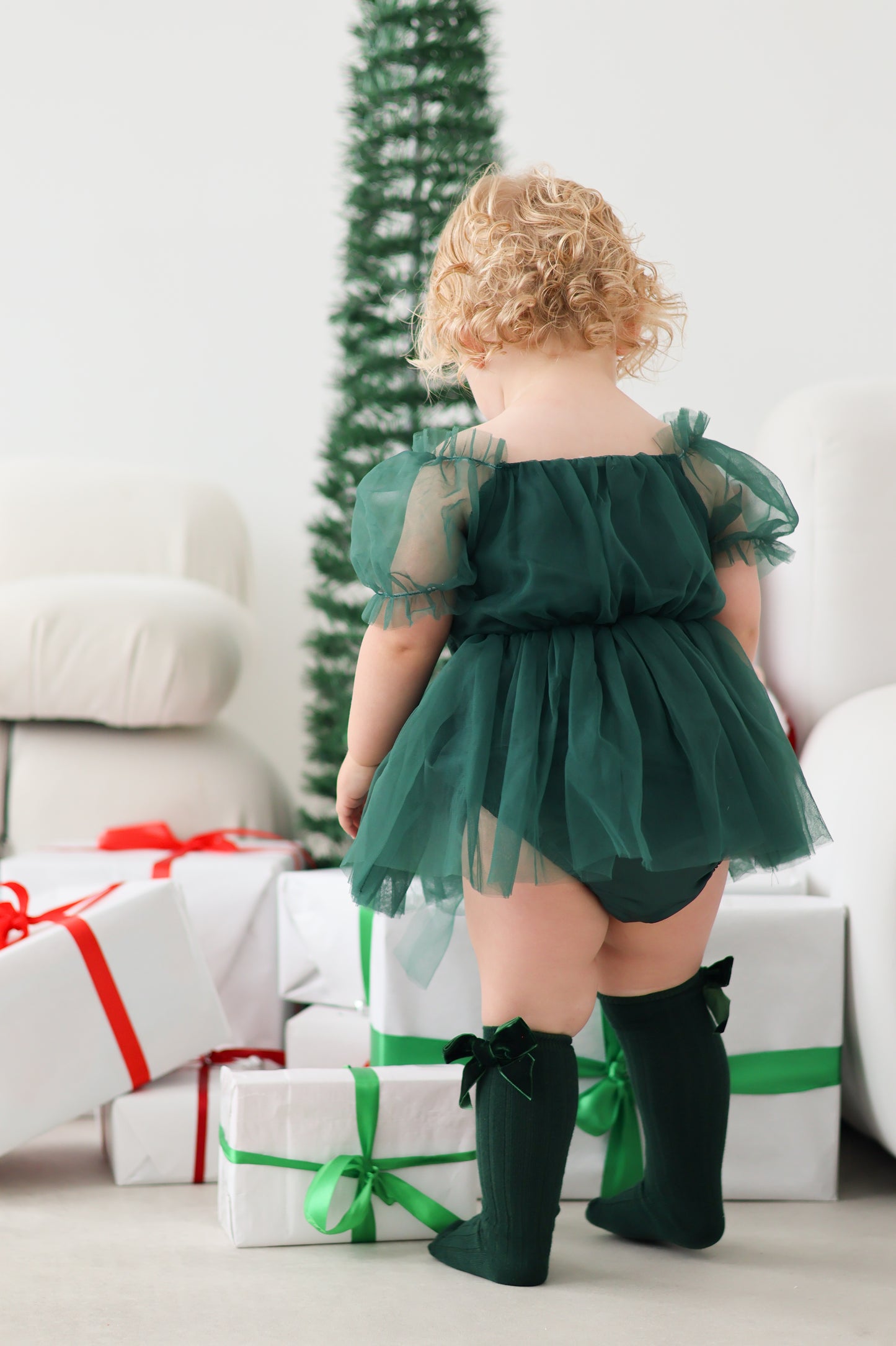 GREEN TUTU DRESS