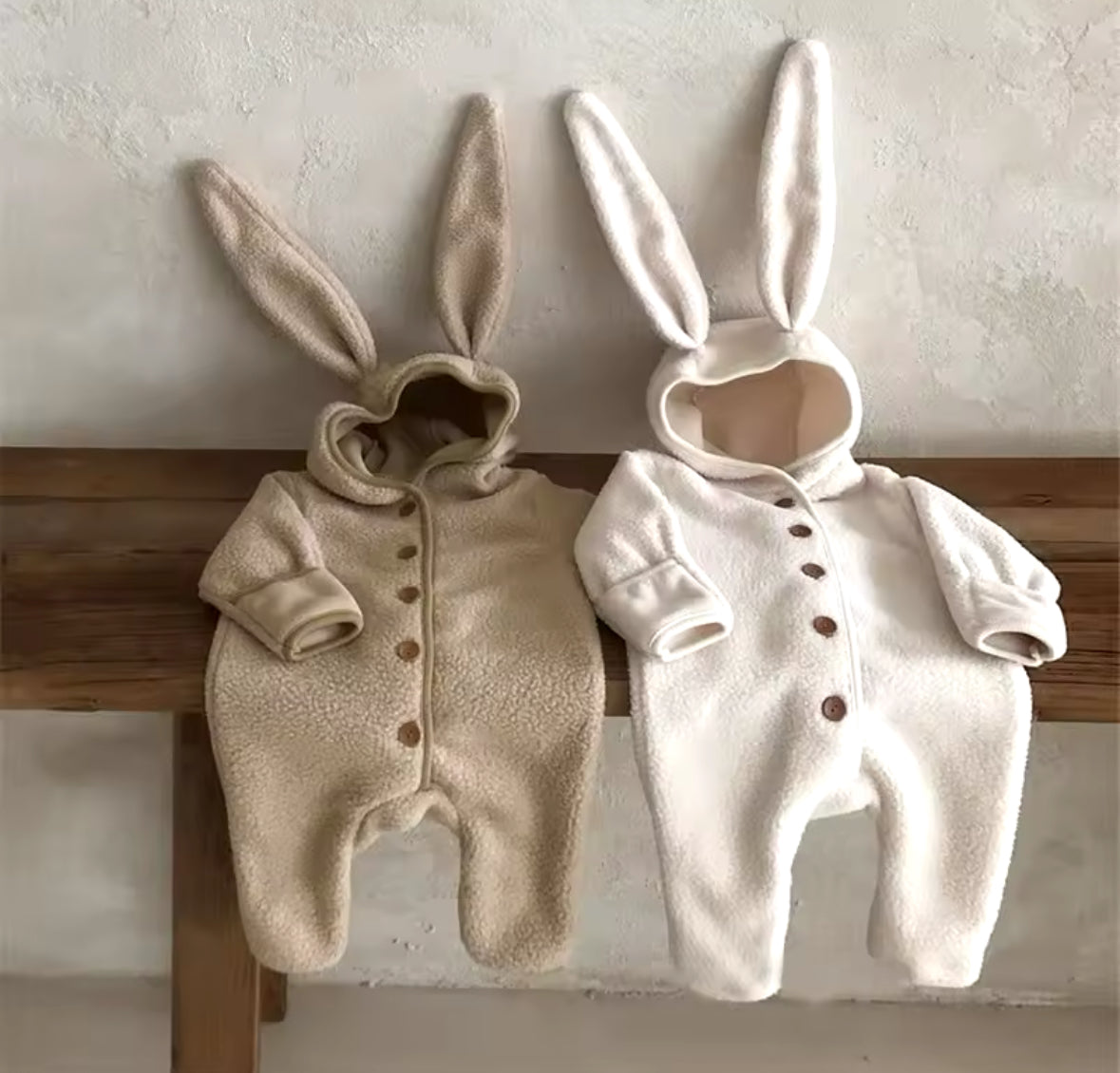 Bunny Fleece Off White