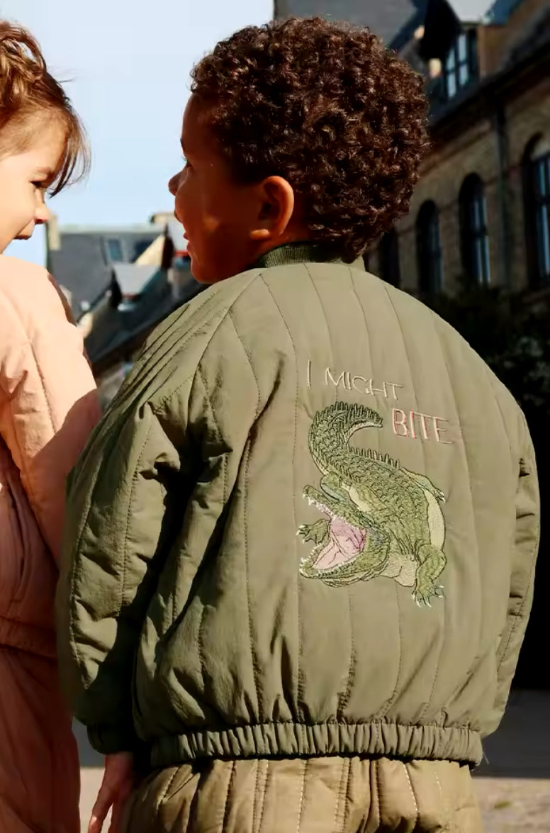 BOMBER JACKET CROCODILE