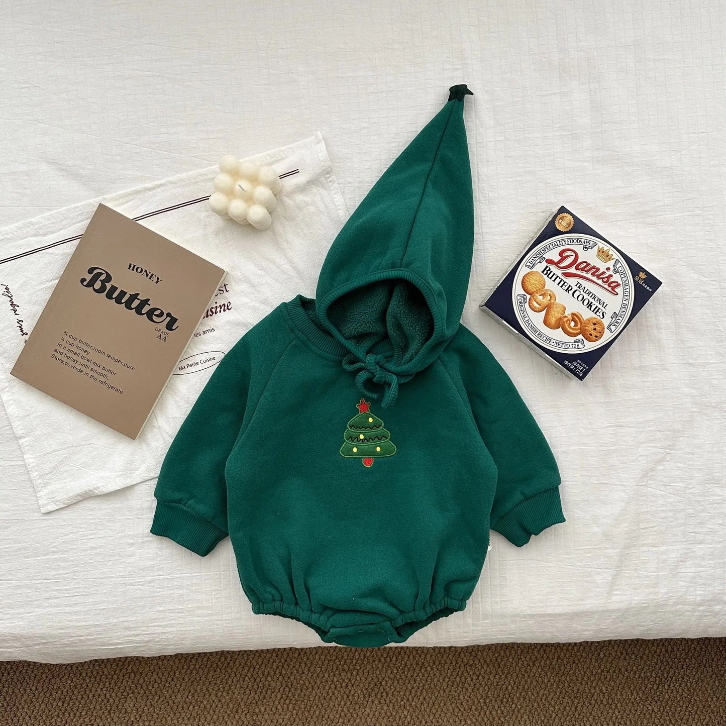 TREE ROMPER & BONNET (Personalized)