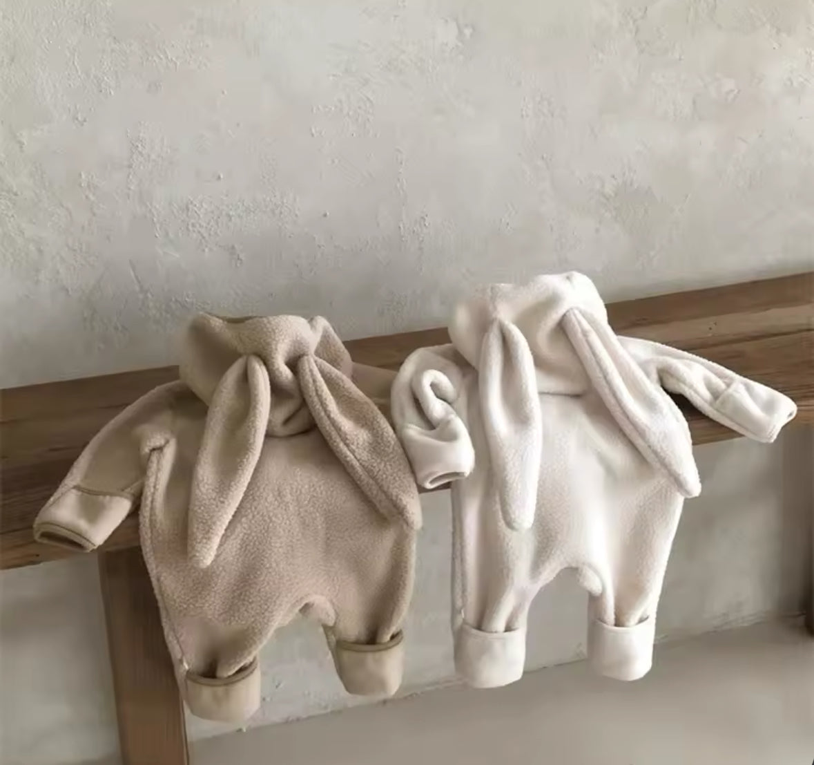 Bunny Fleece Off White