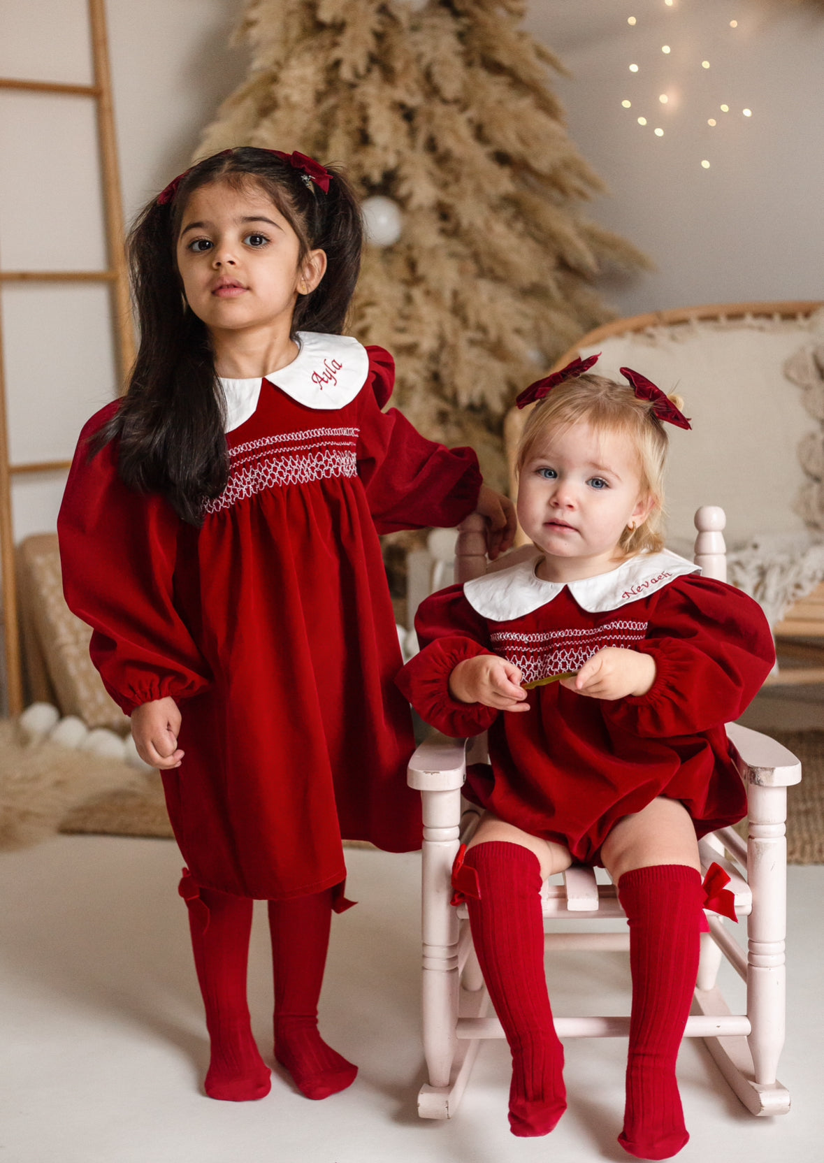 RED ROMPER (Personalized)