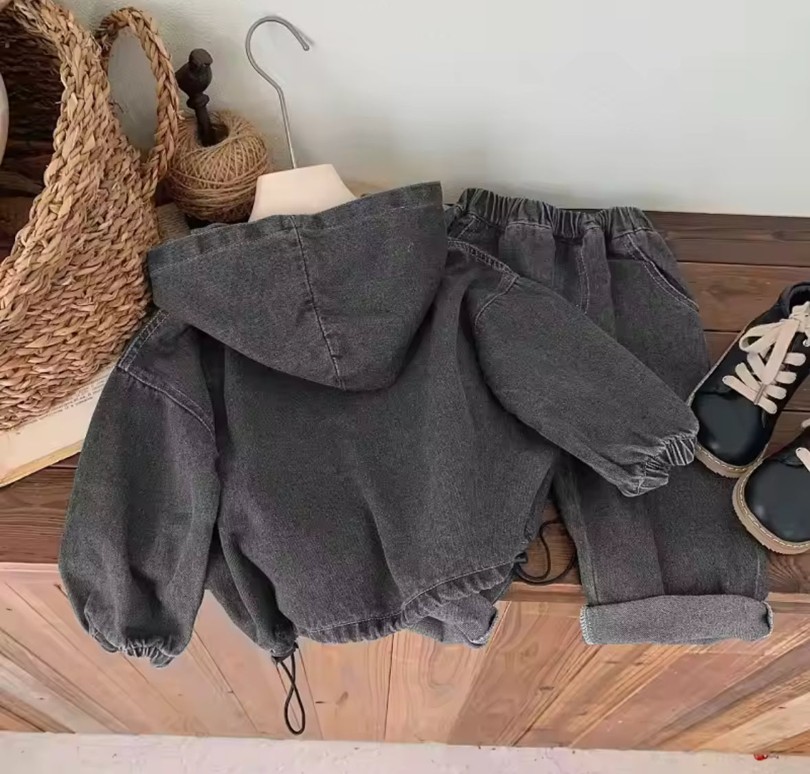 Denim Black Co Ord