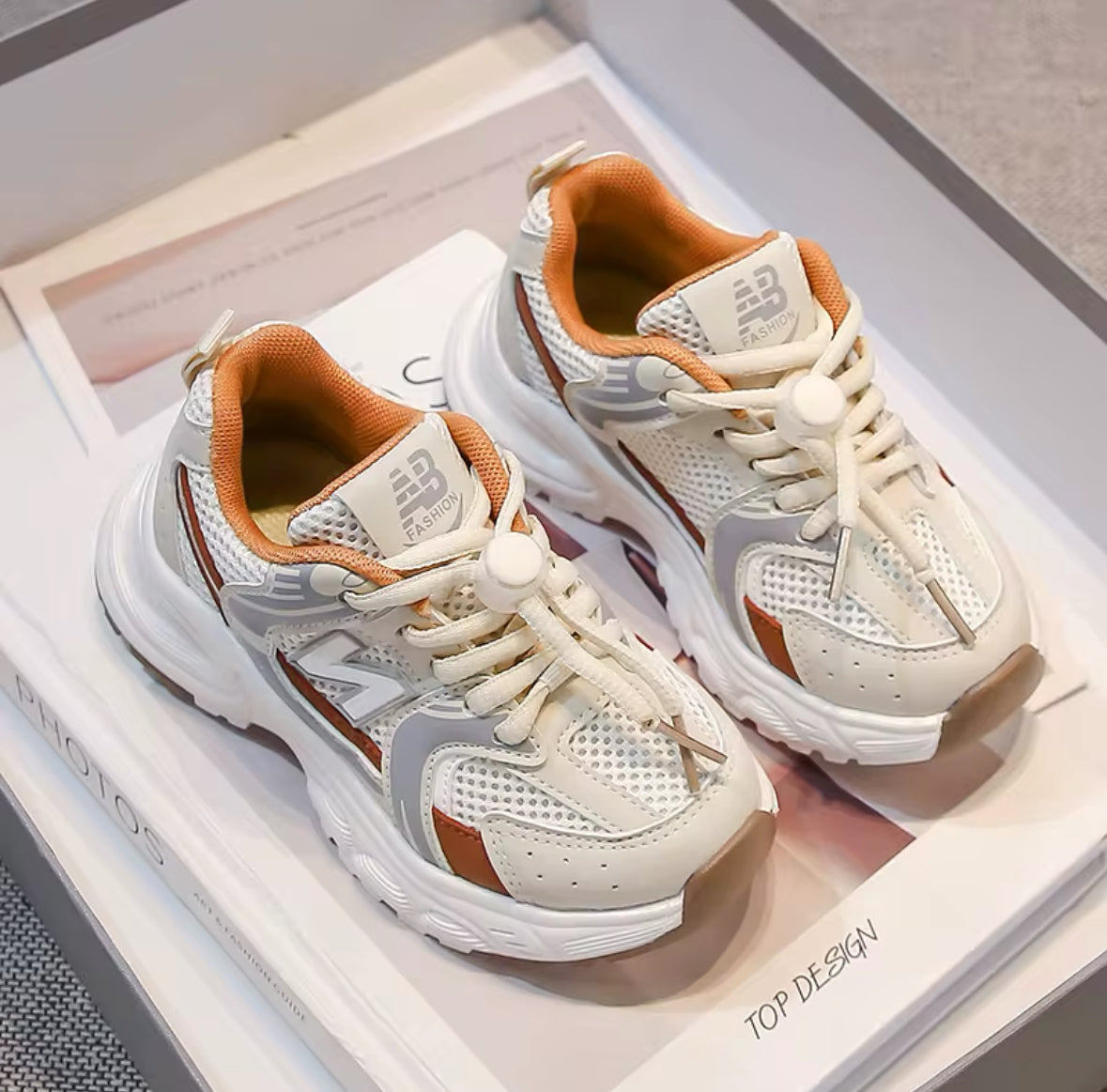 N Chunky Trainers Tan