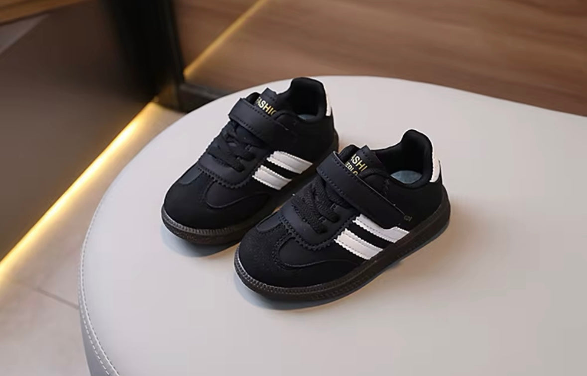 Black Stripe Trainers