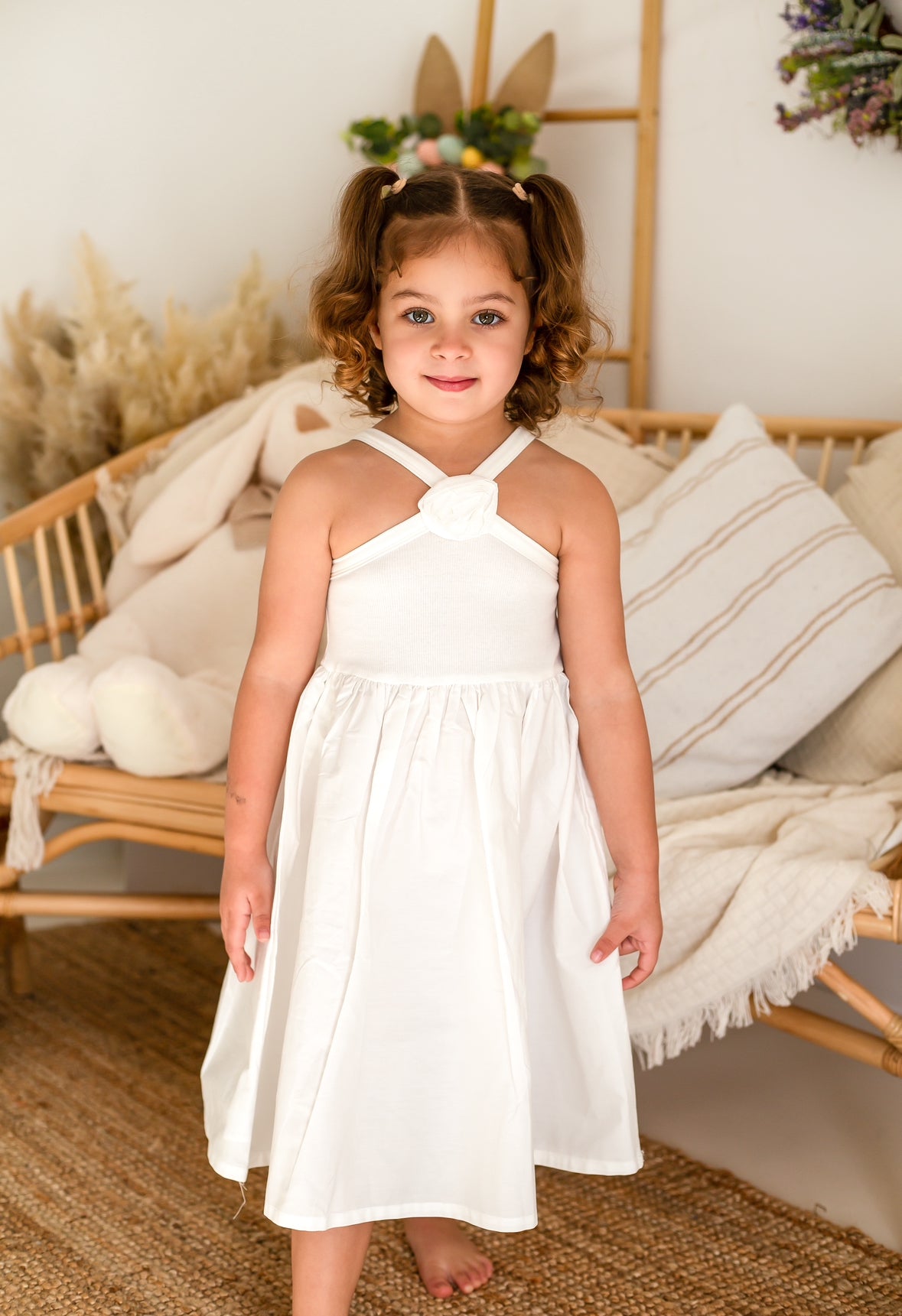 Rose Halter Neck Dress