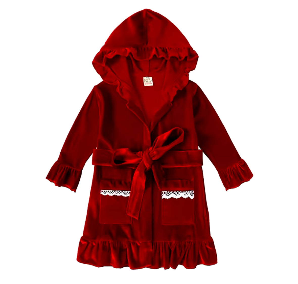 DRESSING GOWN RED GIRLS