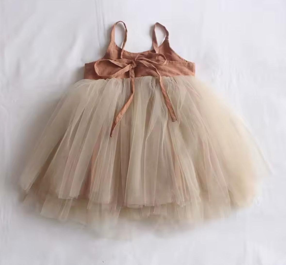 Burnt Orange Tutu Dress