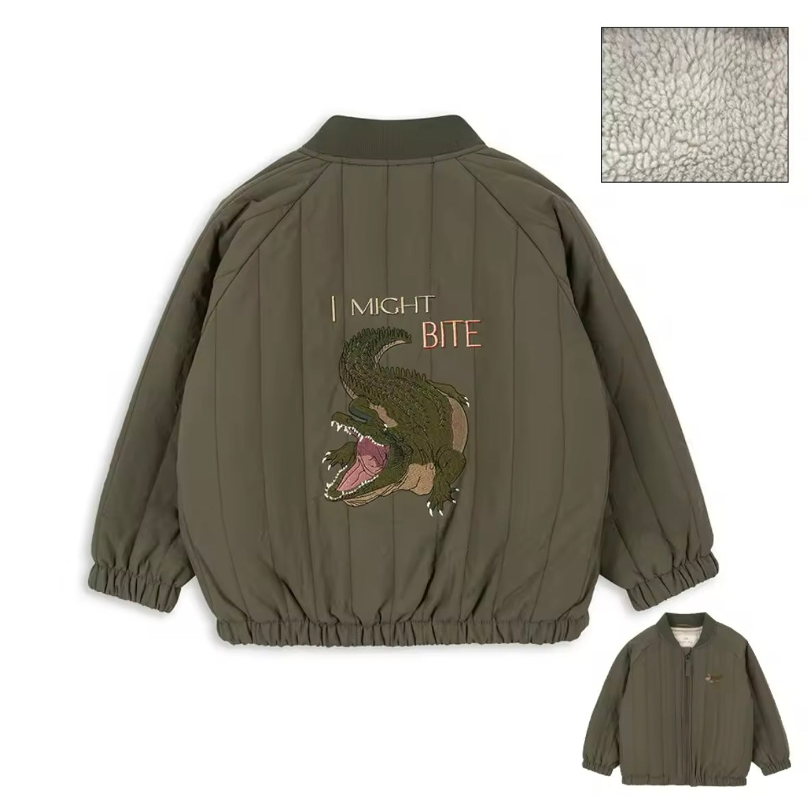 BOMBER JACKET CROCODILE