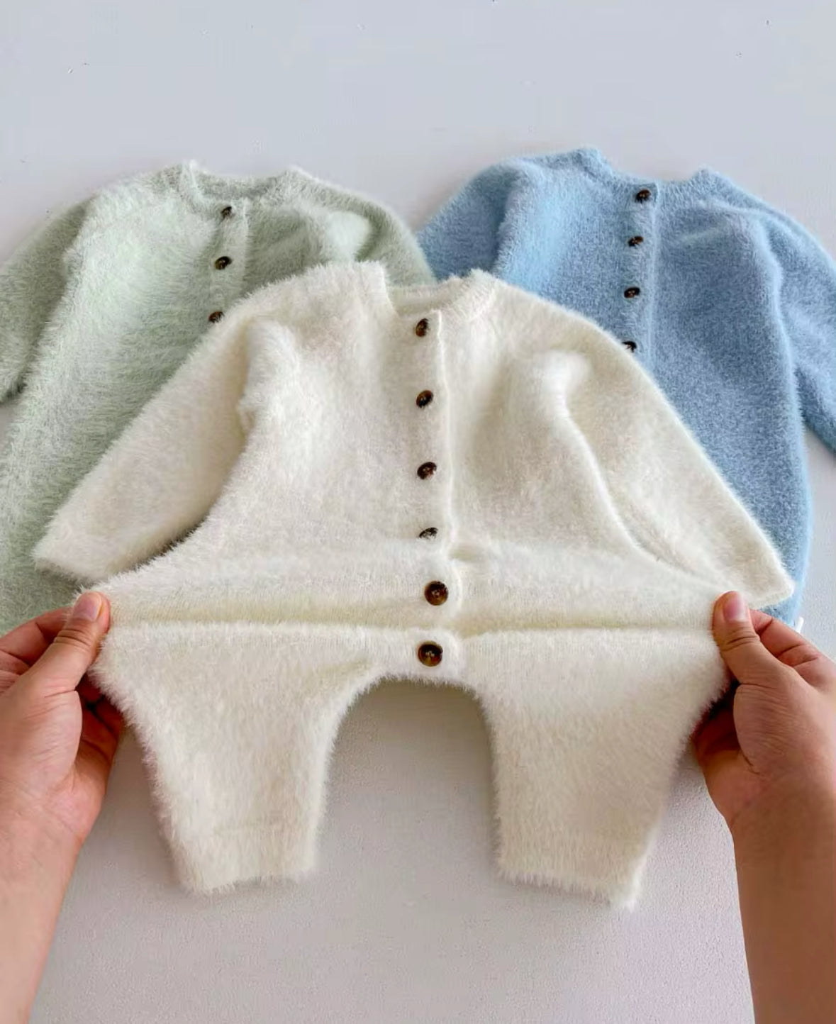 BUTTON UP SOFT ONESIE