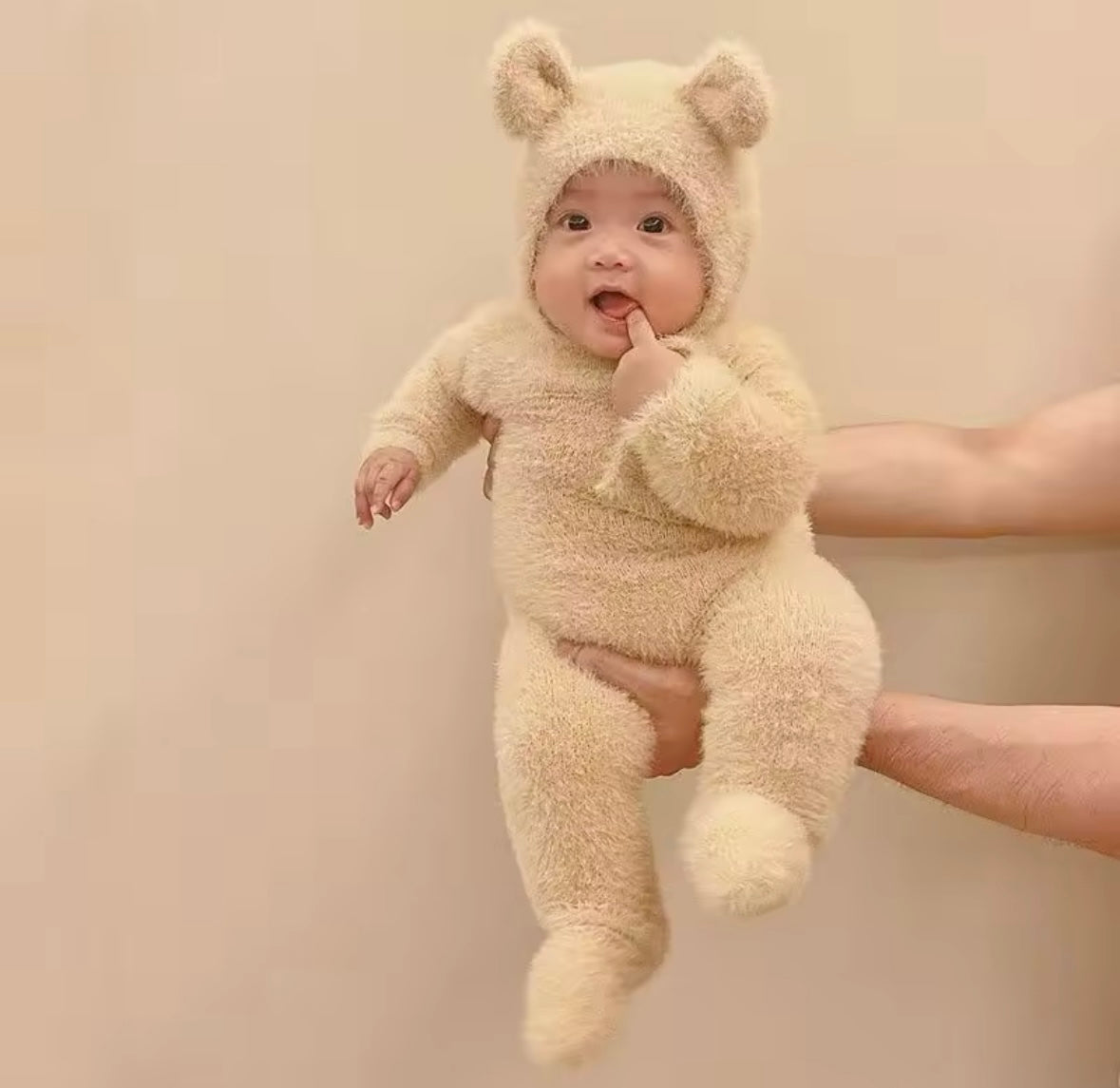 BEAR ONESIE & HAT
