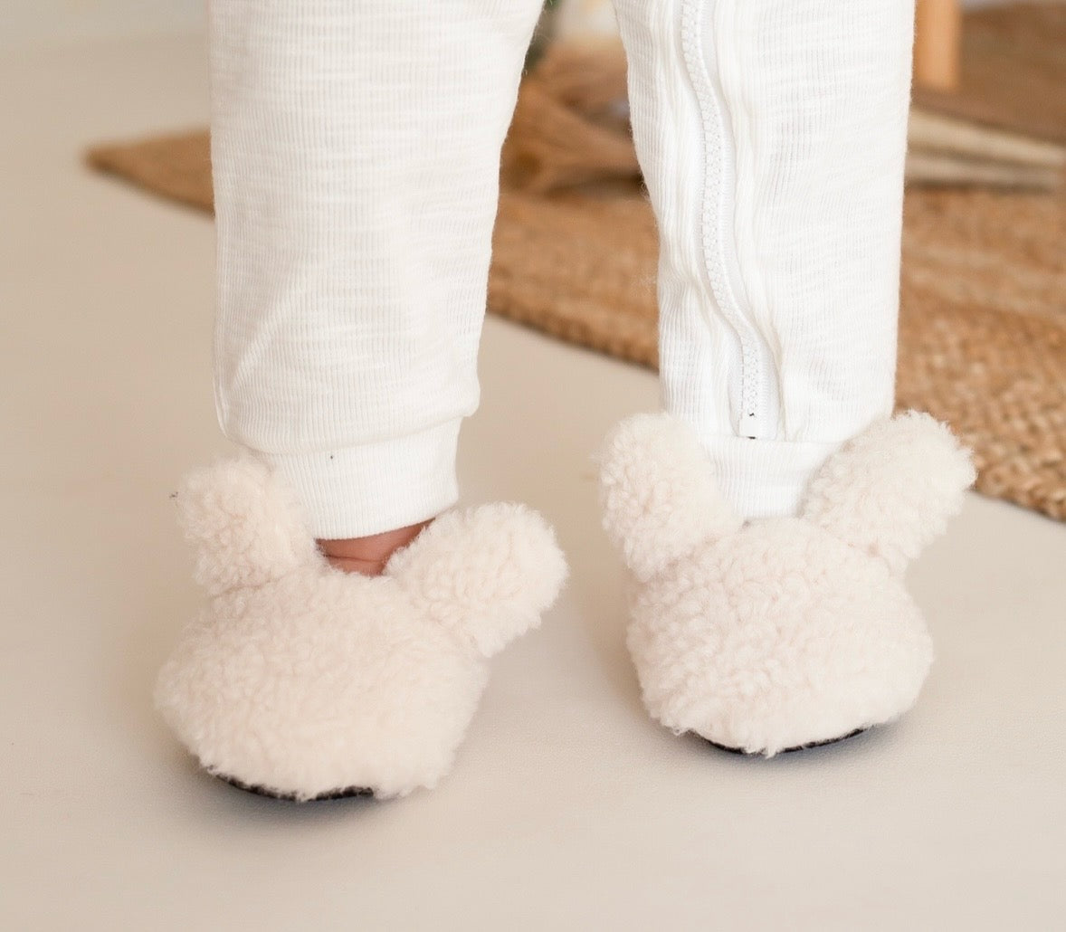 Bunny Slippers Cream