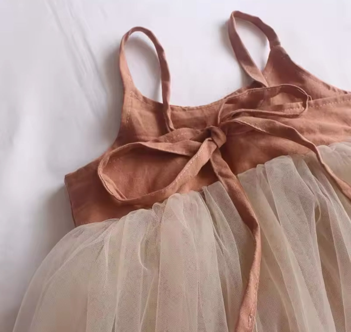 Burnt Orange Tutu Dress