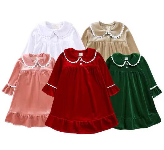 VELVET NIGHT DRESS (Personalized)