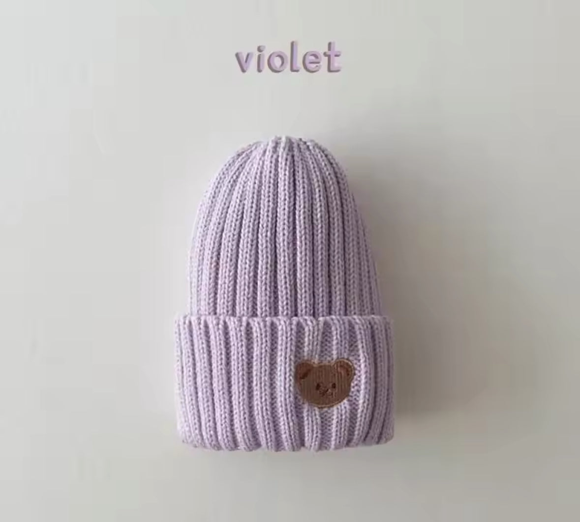 BEAR BEANIE HAT