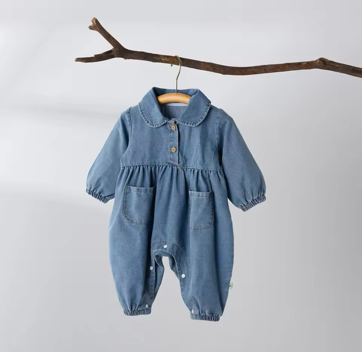 Denim All In One Jumpsuit