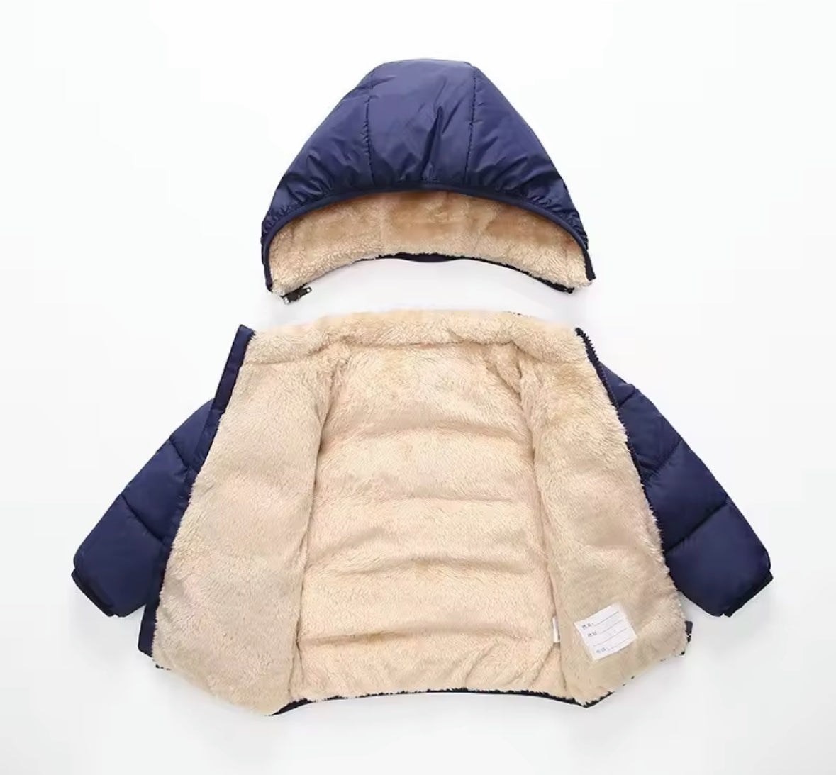 FUR LINED PUFF COAT