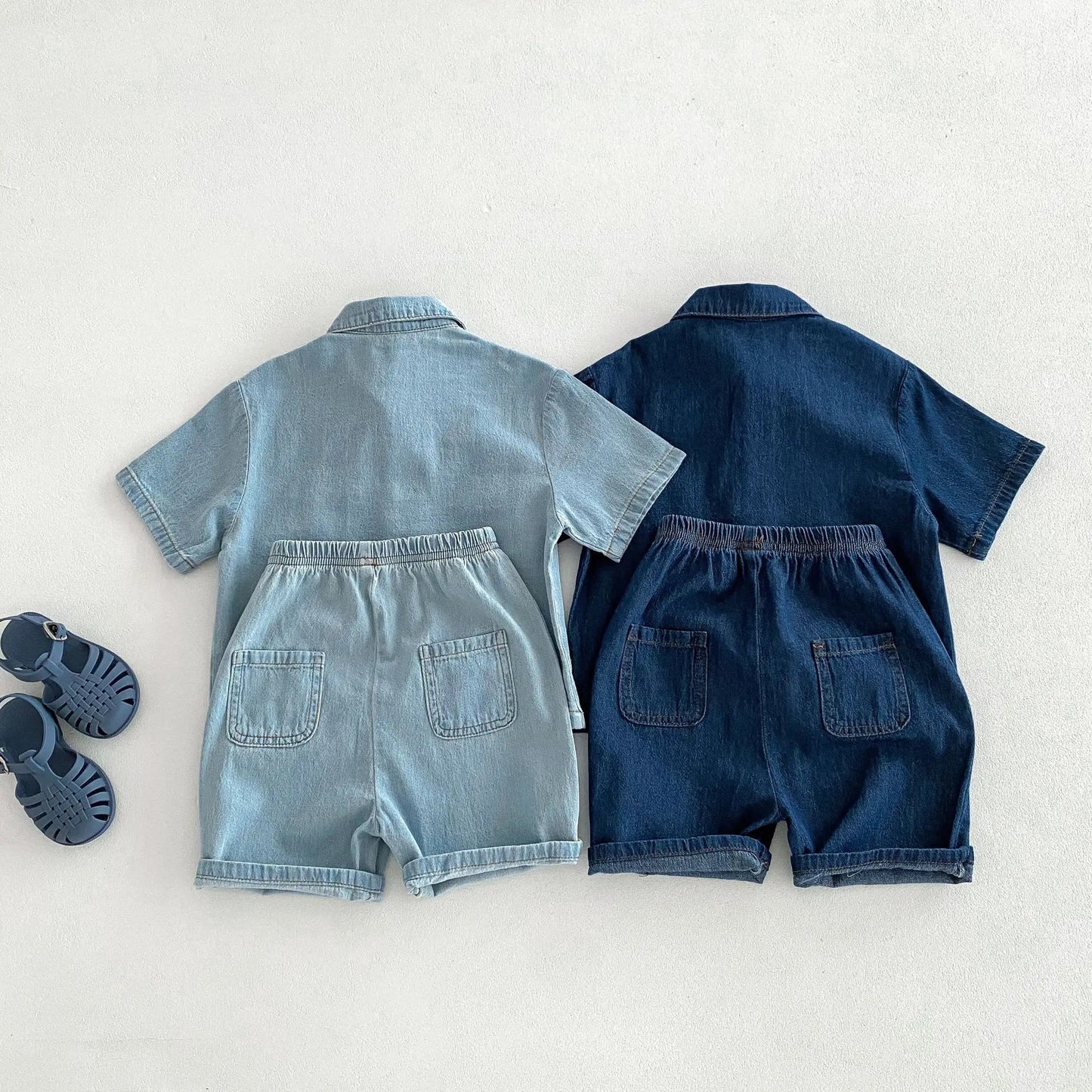 BLUE DENIM TWO PIECE
