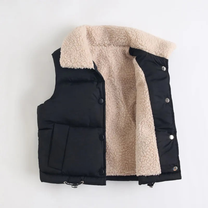 SHEARLING GILET